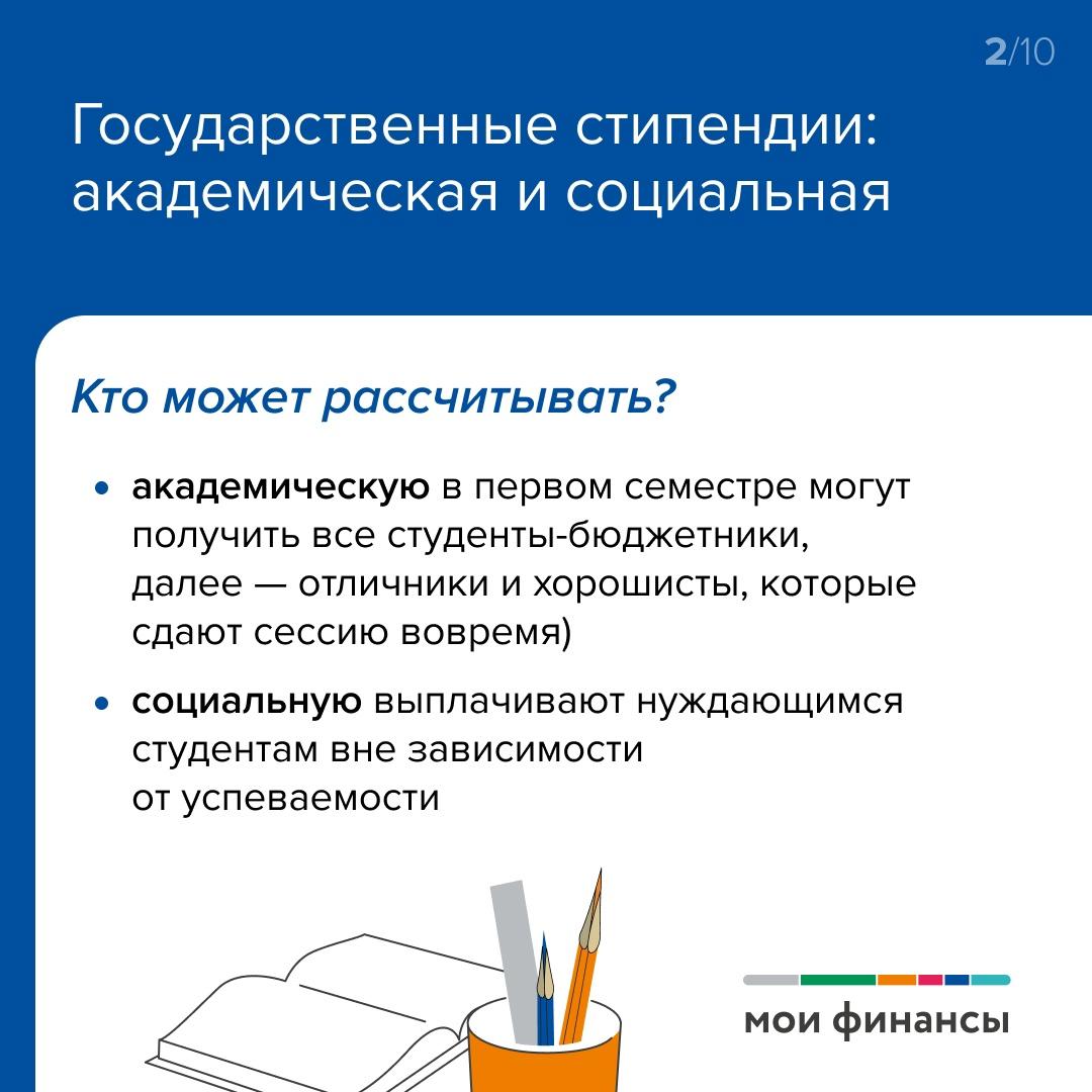 Какую помощь может получить студент в 2024 году.